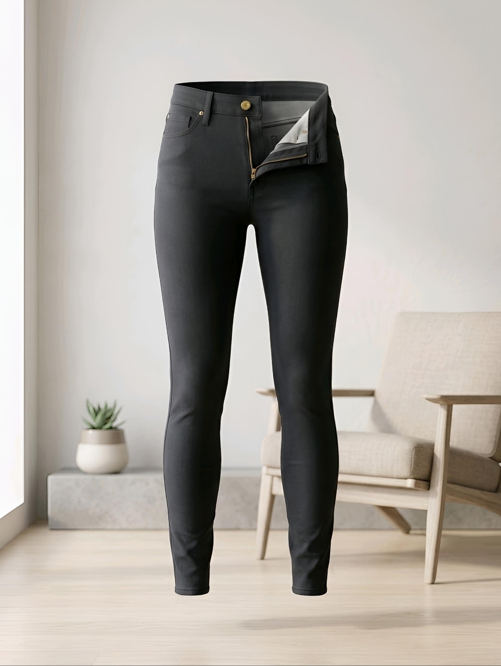AG Adriano Goldschmied Straight Leg Jeans in Black The Prima Cigarette 29R